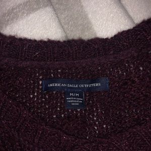 Burgundy sweater